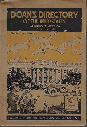 DOAN'S DIRECTORY of Teh United States: Wonders of America; Latest Edition (1920 -1921)