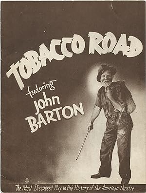 Tobacco Road (Original 1938 program for the 1933 play)