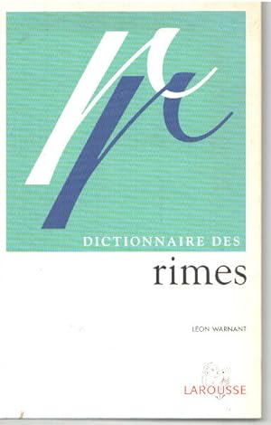 Dictionnaire des rimes