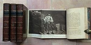 Hogarth Illustrated By John Ireland. 3 Volumes (136 Pl). Suivi de: Graphic Illustrations of Hogar...