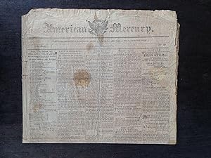 AMERICAN MERCURY Vol 32. , No. 1641. December 12, 1815.: President James Madison State Of The Uni...