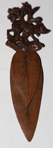 Black Forest Woodcarved Bookmark