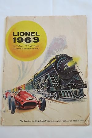 LIONEL 1963. 027 SUPER O HO TRAINS, STANDARD & HO MOTOR RACING. CATALOG