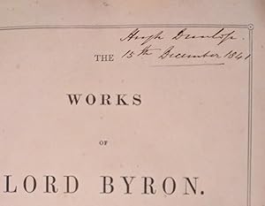 The works of Lord Byron complete in one volume>>BOWDLERIZED HISTORICAL ASSOCIATION COPY<<
