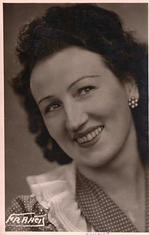 French Vintage 1940s Postcard Size Photo Unidentified Actress 4