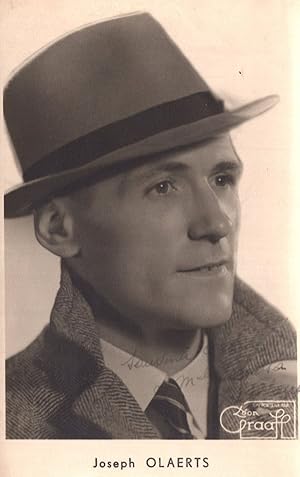 Joseph Olaerts French Sherlock Holmes Lookalike Actor Hand Signed Postcard