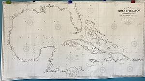Chart of the Gulf of Mexico and Windward Passages including the Islands of Cuba, Haiti, Jamaica, ...