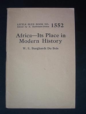 Africa - Its Place in Modern History