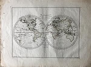 Mappamonde en deux Hèmisphères