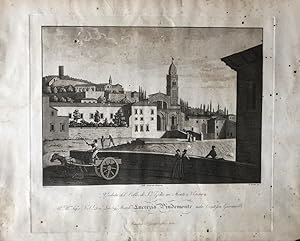 Veduta del Colle di S. Zeno in Monte a Verona