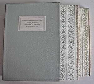 Skizzenbuch des Hans Baldung Grien "Karlsruher Skizzenbuch" Two volumes complete. Text volume and...