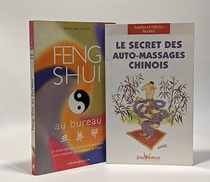 Le secret des auto-massages chinois + Feng Shui au bureau (Gunn Graham) --- 2 livres