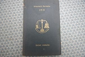 Almanach Hachette De 1931