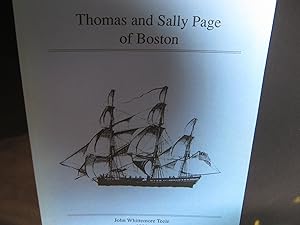 Thomas And Sally Page Of Boston - Inscribed by Author