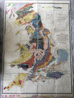 A Geological Map of England, Wales and Part of Scotland, Showing also the Inland Navigation by me...