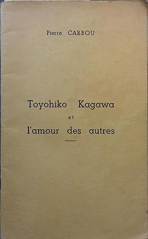 Toyohiko Kagawa et l'amour des autres. Conférence. Sans date. Vers 1960.