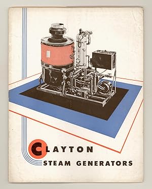 Vintage Paper Ephemera advertising brochure vintage paper Clayton Manufacturing Steam Generators ...
