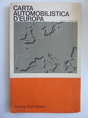 CARTA AUTOMOBILISTICA D'EUROPA Scala 1: 3.000.000