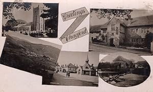 Greetings From Chagford Devon RPC Postcard