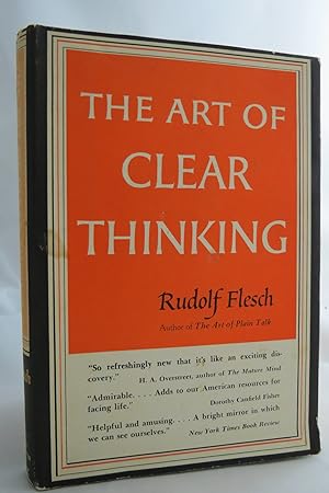 THE ART OF CLEAR THINKING (DJ protected by a brand new, clear, acid-free mylar cover)