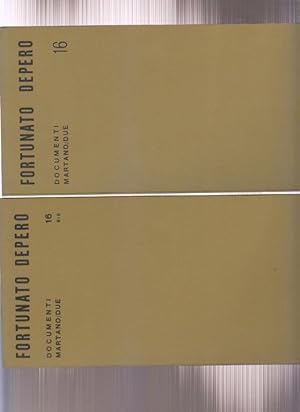 Fortunato Depero. Opere 1911-1930. Documenti Martano/Due n.16. Venduto unitamente a: Fortunato De...