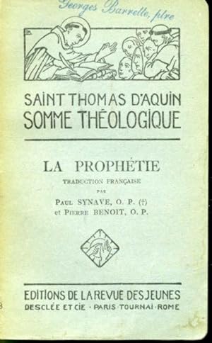 Saint Thomas D'Aquin Somme Théologique : La prophétie