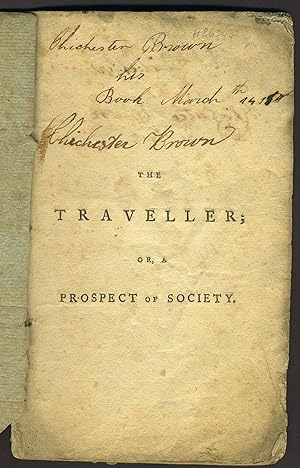 The Traveller; or a Prospect of Society a Poem