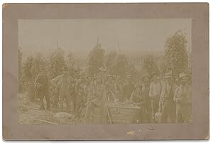 [C.1894-1901 Naches Valley, Yakima, Washington Hop Ranch Photograph by E.L. Meyer]