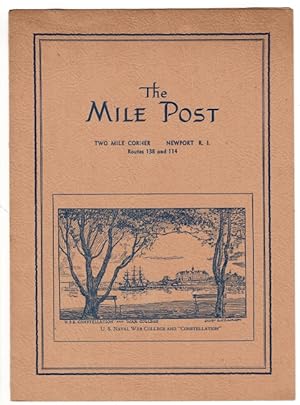 The Mile Post. Two Mile Corner, Newport, R.I. Routes 138 and 114