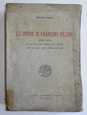 Le opere di Francois Villon