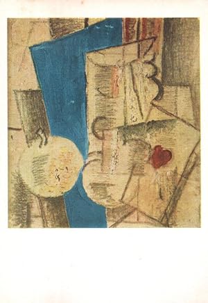 Georges Braque Still Life Private Museum Collection Painting Postcard