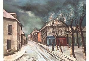 Vlaminck Winter Landscape French Painting Vintage Postcard