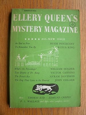 Ellery Queen's Mystery Magazine August 1957