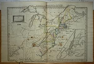 Original Map - "Eighth Map or Map of 1789." A Series of Maps to Willard's History of the United S...