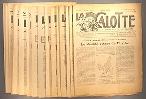 La Calotte. Mensuel. Du N° 76 (3 e série juillet 1952) au N° 93 (3 e série, février 1954). Série ...