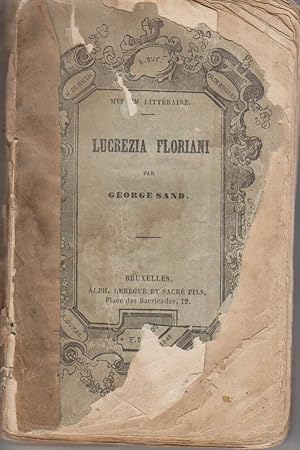 Lucrezia Floriani. Préfaçon belge de l'ouvrage paru en France un an plus tard.