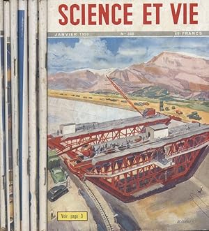Science et vie. 1950. Année complète en 12 numéros.