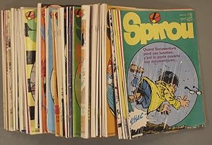 Spirou. Hebdomadaire. Année 1983 complète moins 4 numéros. Du N° 2334 au N° 2385 sauf 2346 - 2364...