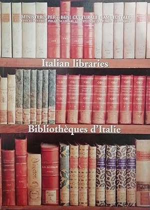 ITALIAN LIBRARIES. BIBLIOTHEQUES D'ITALIE