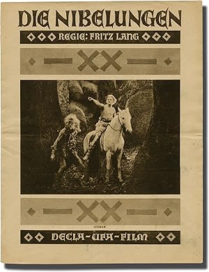 Die Nibelungen: Siegried and Kriemhild's Revenge (Original program for the 1924 film)
