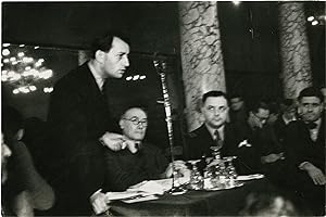 Andre Malraux and Andre Gide (Original photograph from a 1936 anti-fascist meeting)