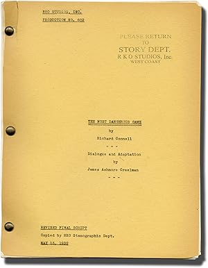 The Most Dangerous Game (Screenplay archive for the 1932 film)