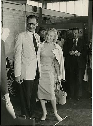 Original photograph of Marilyn Monroe and Arthur Miller