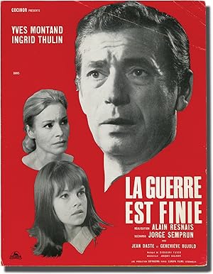 The War is Over [La Guerre Est Finie] (Original pressbook for the 1966 film)