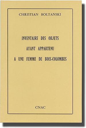 Inventaire Des Objets Ayant Appartenu A Une Femme De Bois-Colombes (First Edition)