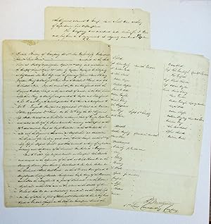 AUTOGRAPH MANUSCRIPT SIGNED: "DETAIL HISTORY OF COMPANY B, 1ST NEW YORK INFANTRY VOLUNTEERS," BY ...