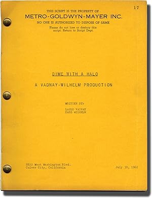Dime With a Halo (Original screenplay for the 1963 film)