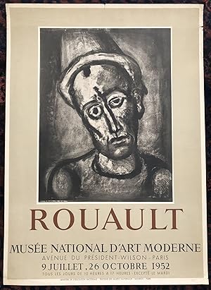 ROUAULT. Musee National D'Art Moderne. 1952. (Original Art Exhibition Poster)