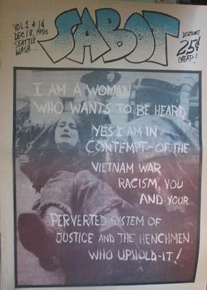 Sabot. December 18, 1970. Volume 1. Number 14