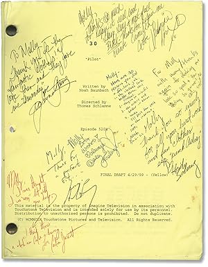 30 (Original screenplay for the 2000 television movie, signed by cast and crew)